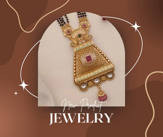 Premium Gold Plated Mangalsutra with Earrings for Women