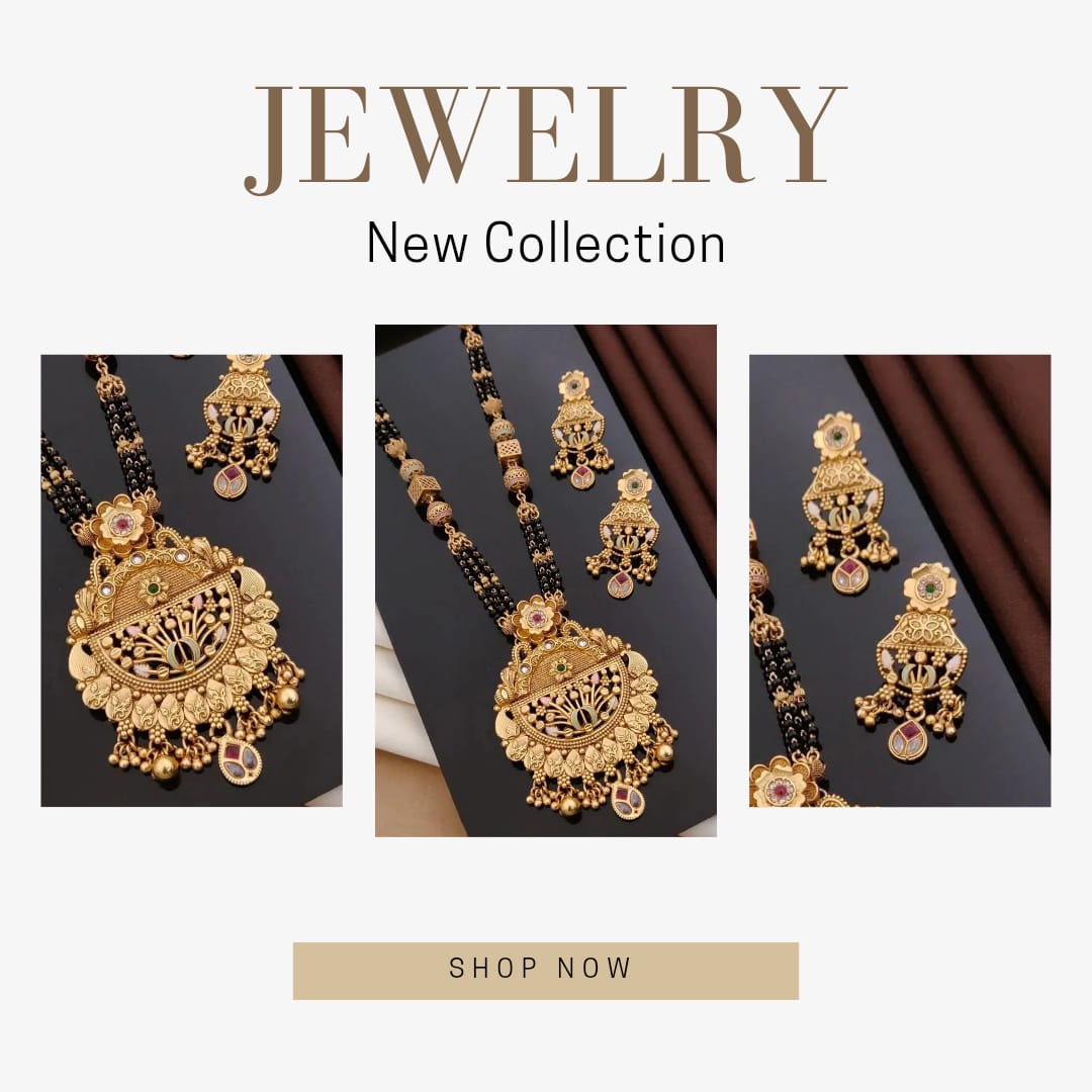 Premium Gold Plated Mangalsutra with Earrings for Women