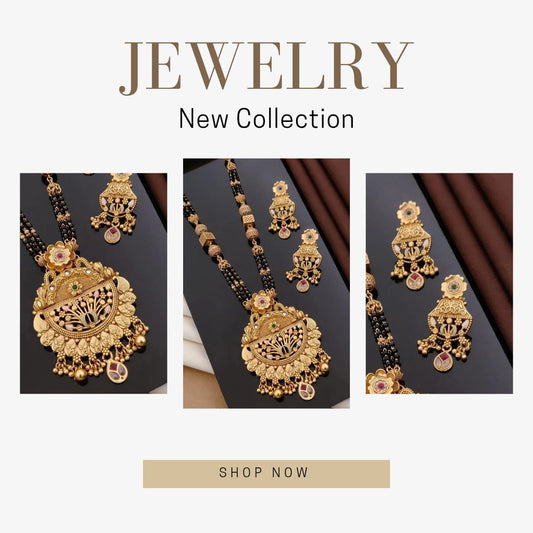Premium Gold Plated Mangalsutra with Earrings for Women