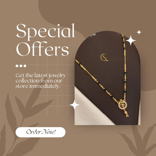 Premium Gold Plated Brass Mangalsutra women Premium Designer