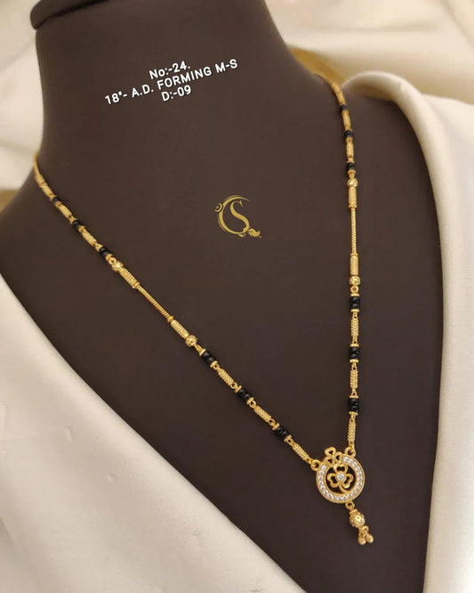 Premium Gold Plated Brass Mangalsutra women Premium Designer