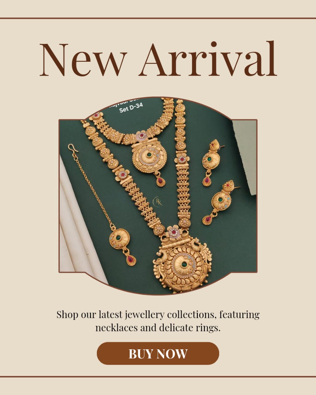 Premium Gold Plated Rajwadi Necklace Combo Set with Long  Necklace, Short Necklace, Earrings & Maang Tika for Women